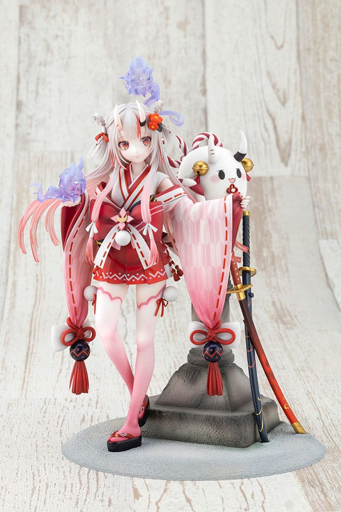 Hololive Production PVC Figur 1/7 Nakiri Ayame Shrine Maiden Fortune Outfit Ver. 26 cm Kotobukiya