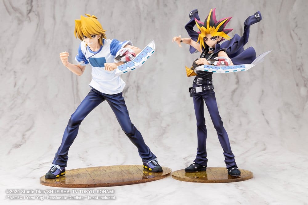 Yu-Gi-Oh! ARTFX J PVC Figur 1/7 Katsuya Jonouchi (Joey Wheeler) Passionerade Duelister 22 cm