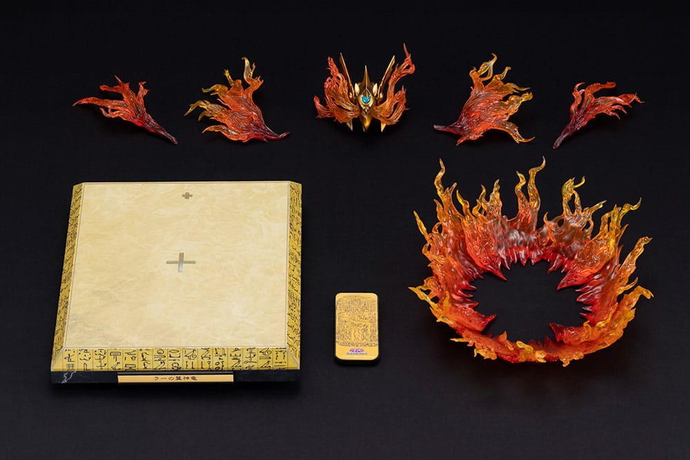 Yu-Gi-Oh! PVC Figur Tillbehör - The Winged Dragon of Ra Egyptisk Gud Utökningsdelar Kotobukiya