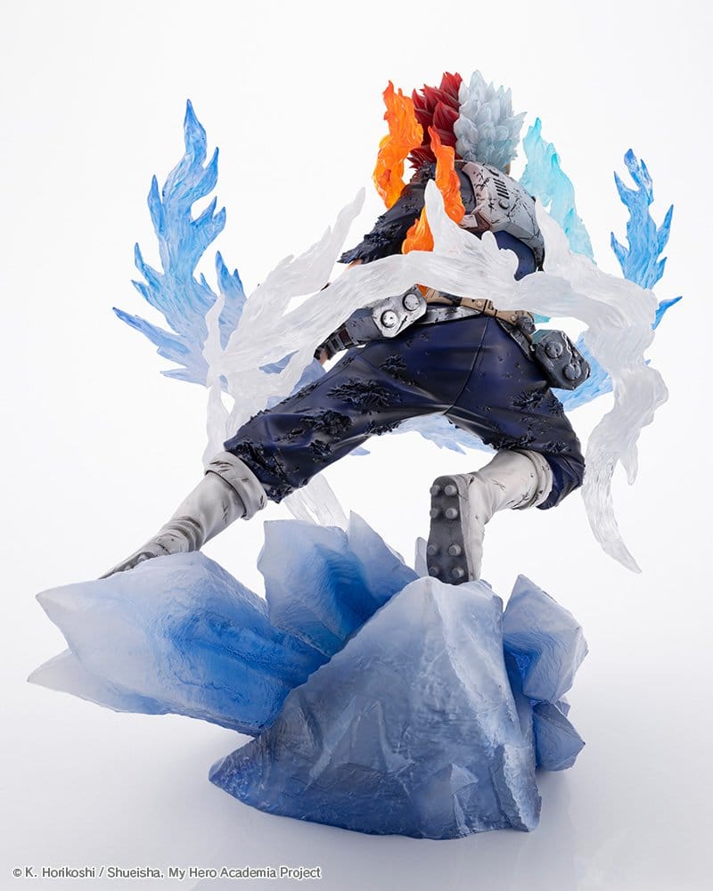 My Hero Academia ARTFX J PVC-figur 1/8 Shoto Todoroki Kallflammas Bleka Klinge-version 24 cm