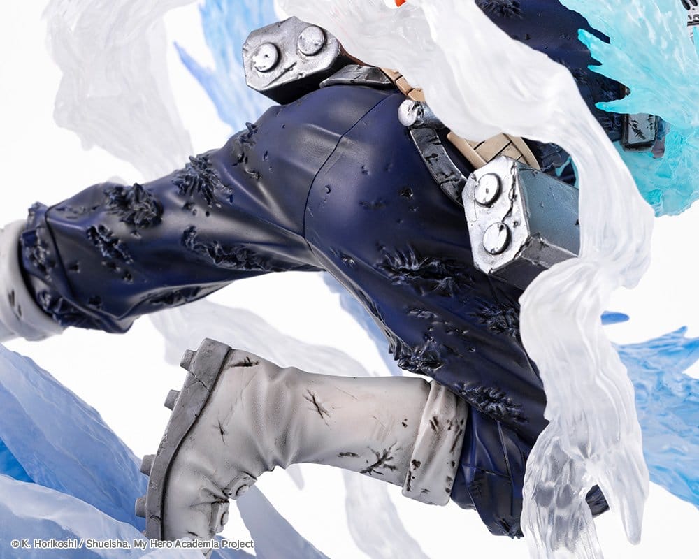 My Hero Academia ARTFX J PVC-figur 1/8 Shoto Todoroki Kallflammas Bleka Klinge-version 24 cm