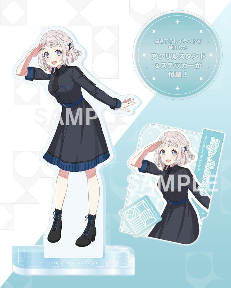 The Idolmaster Gakuen PVC-figur 1/7 Lilja Katsuragi - Hakusen - DX-version, 23 cm