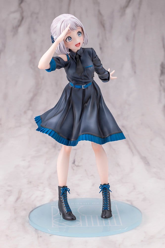 The Idolmaster Gakuen PVC-figur i skala 1/7, Lilja Katsuragi från Hakusen, 23 cm