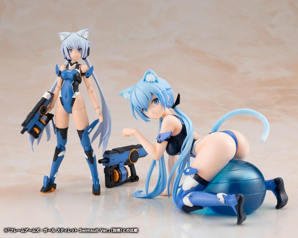 Frame Arms Girl PVC-figur Stylet i baddräktsversion, 12 cm
