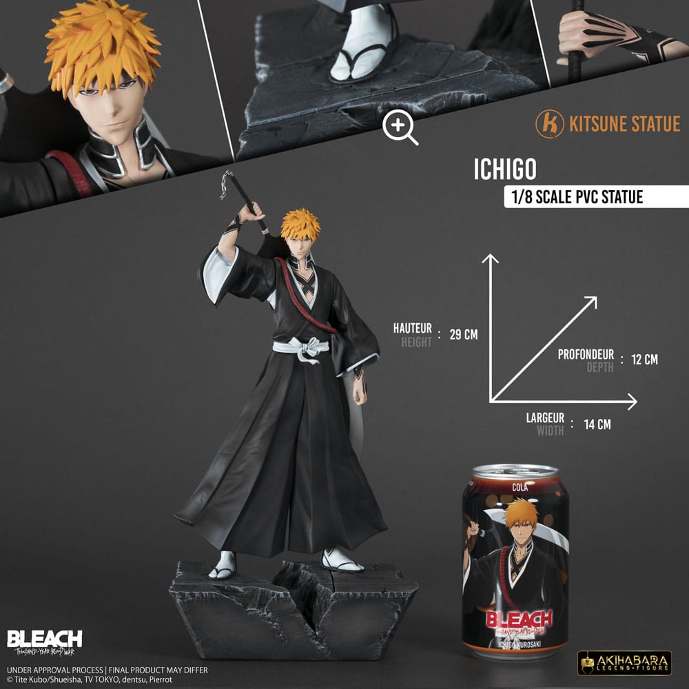 Bleach: Thousand-Year Blood War Figur PVC Figur 1/8 Ichigo 29 cm Kitsune Statue