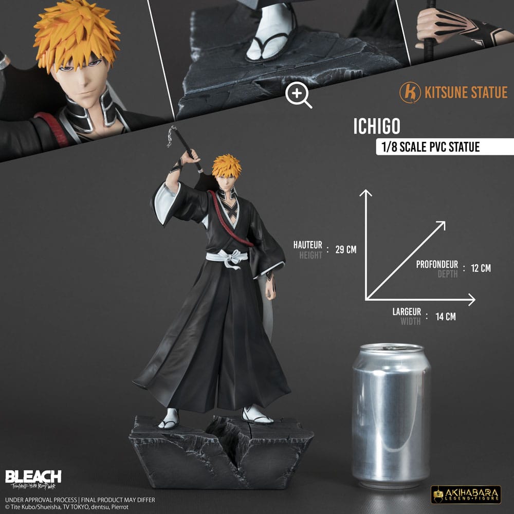 Bleach: Thousand-Year Blood War Figur PVC Figur 1/8 Ichigo 29 cm Kitsune Statue