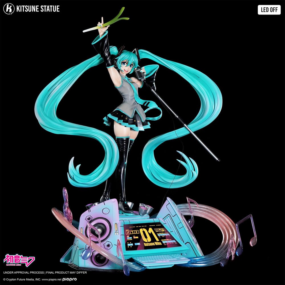 Hatsune Miku Figur 1/6 - Imponerande 41 cm Samlarfigur Kitsune Statue
