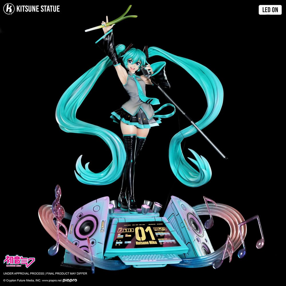 Hatsune Miku Figur 1/6 - Imponerande 41 cm Samlarfigur Kitsune Statue