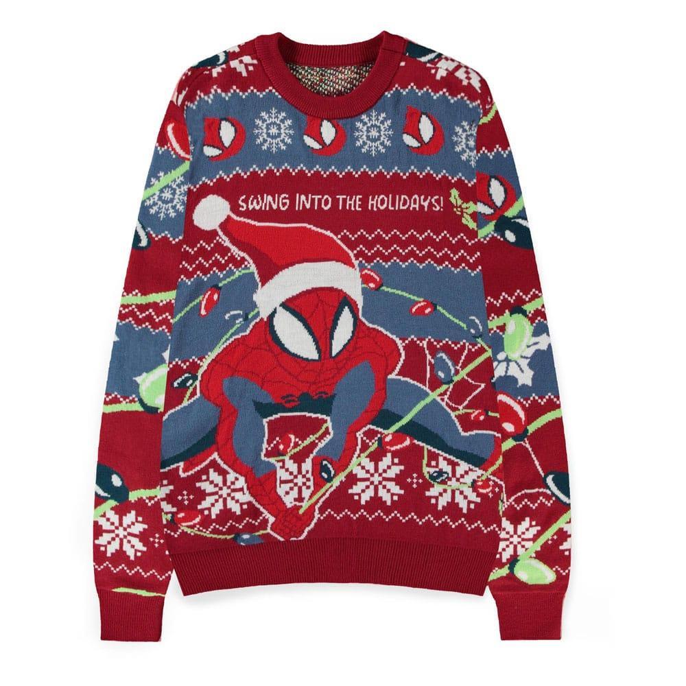 Spider-Man Sweater - Swing into the Holidays (Christmas Jumper) Difuzed