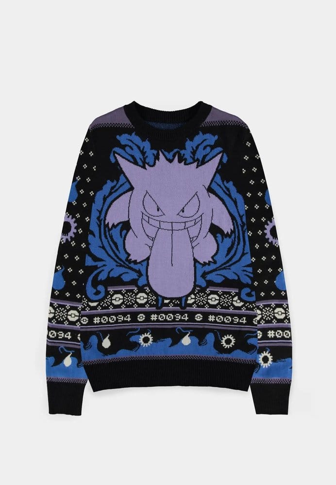 Pokémon Christmas Sweater Gengar Size L