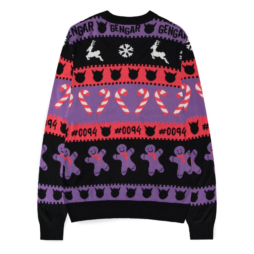 Pokémon Sweater Gengar (Christmas Jumper) Storlek S Difuzed