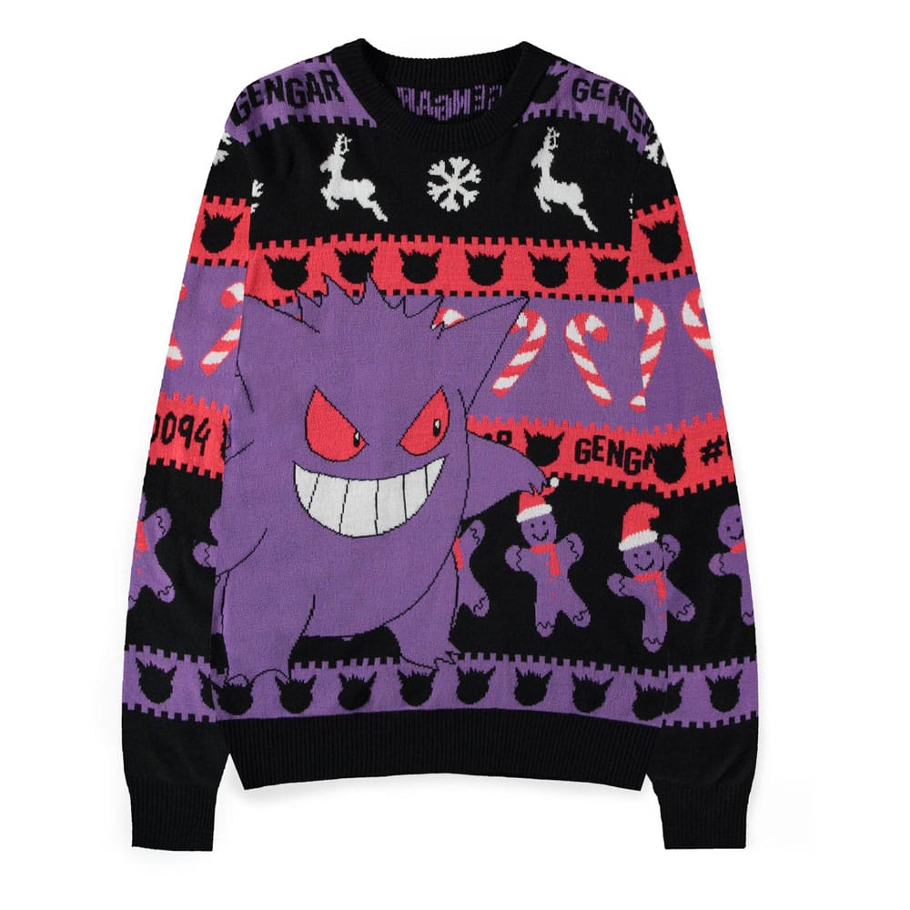 Pokémon Sweater Gengar (Christmas Jumper) Difuzed