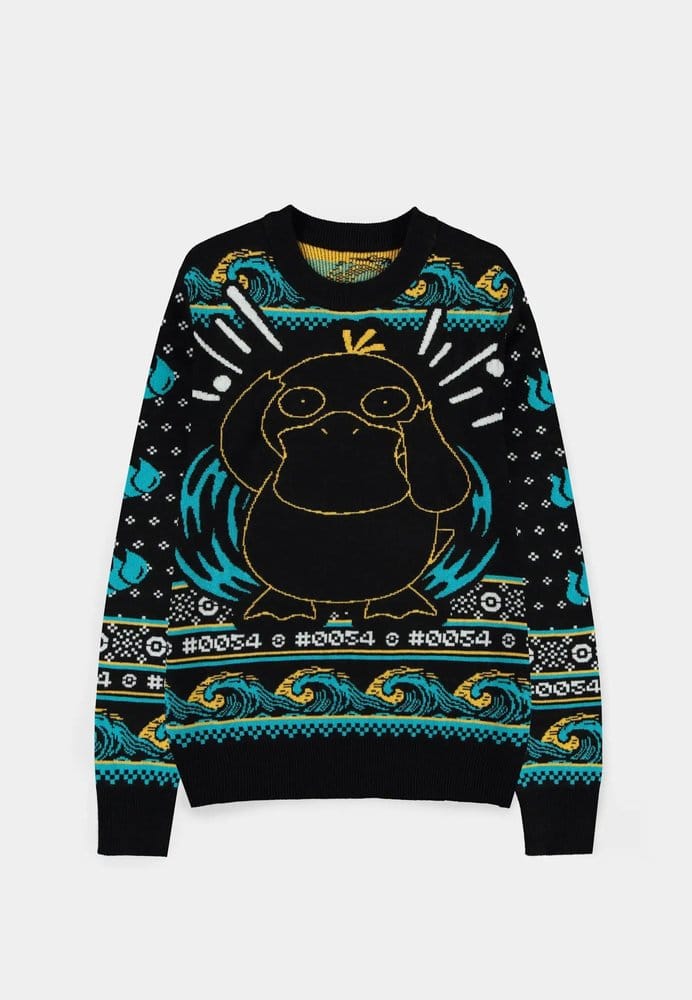 Pokémon Christmas Sweater Psyduck Size M