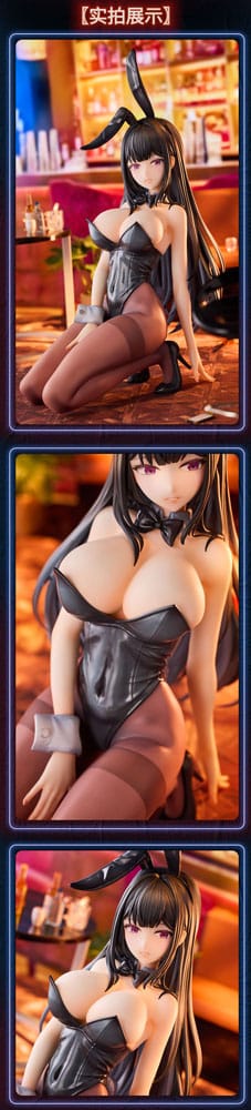 Original Karaktär PVC Figur 1/4 Hina Bunny Girl Illustration av kyky 30 cm