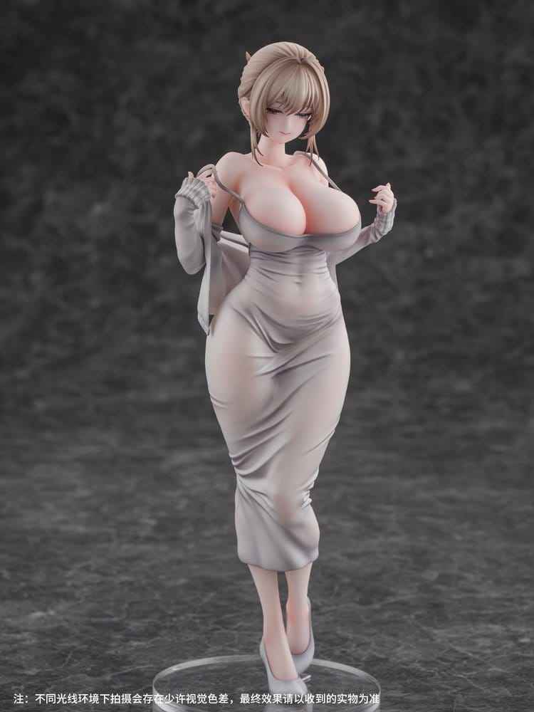 Original Karaktär PVC-figur 1/6 Muboubi na Erin illustration av Gwan-E 28 cm