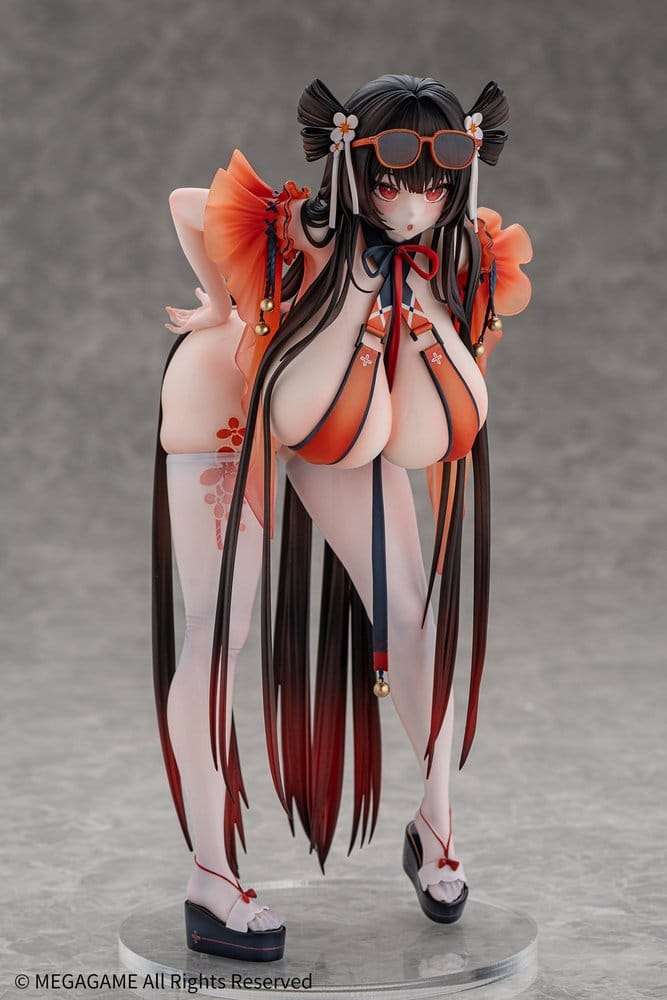 Daiblos Core PVC-figur 1/6 Maree Rouge Rakubai no Utage Wet Ver. 25 cm