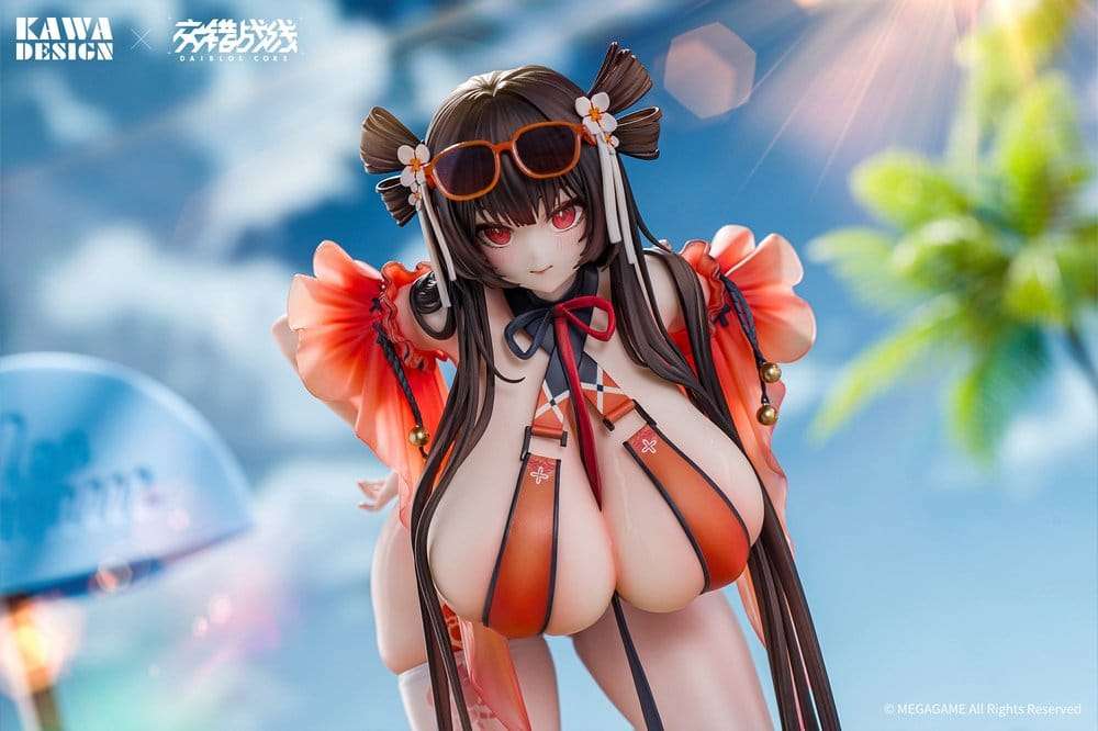 Daiblos Core PVC Figure 1/6 Maree Rouge Rakubai no Utage Wet Ver. 25 cm