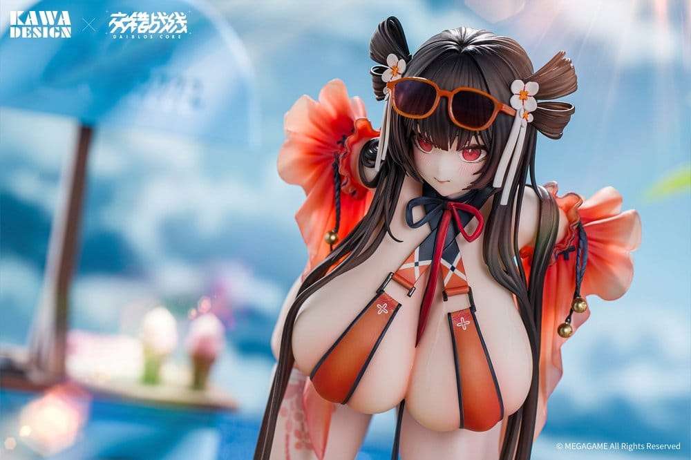 Daiblos Core PVC-figur 1/6 Maree Rouge Rakubai no Utage Wet Ver. 25 cm