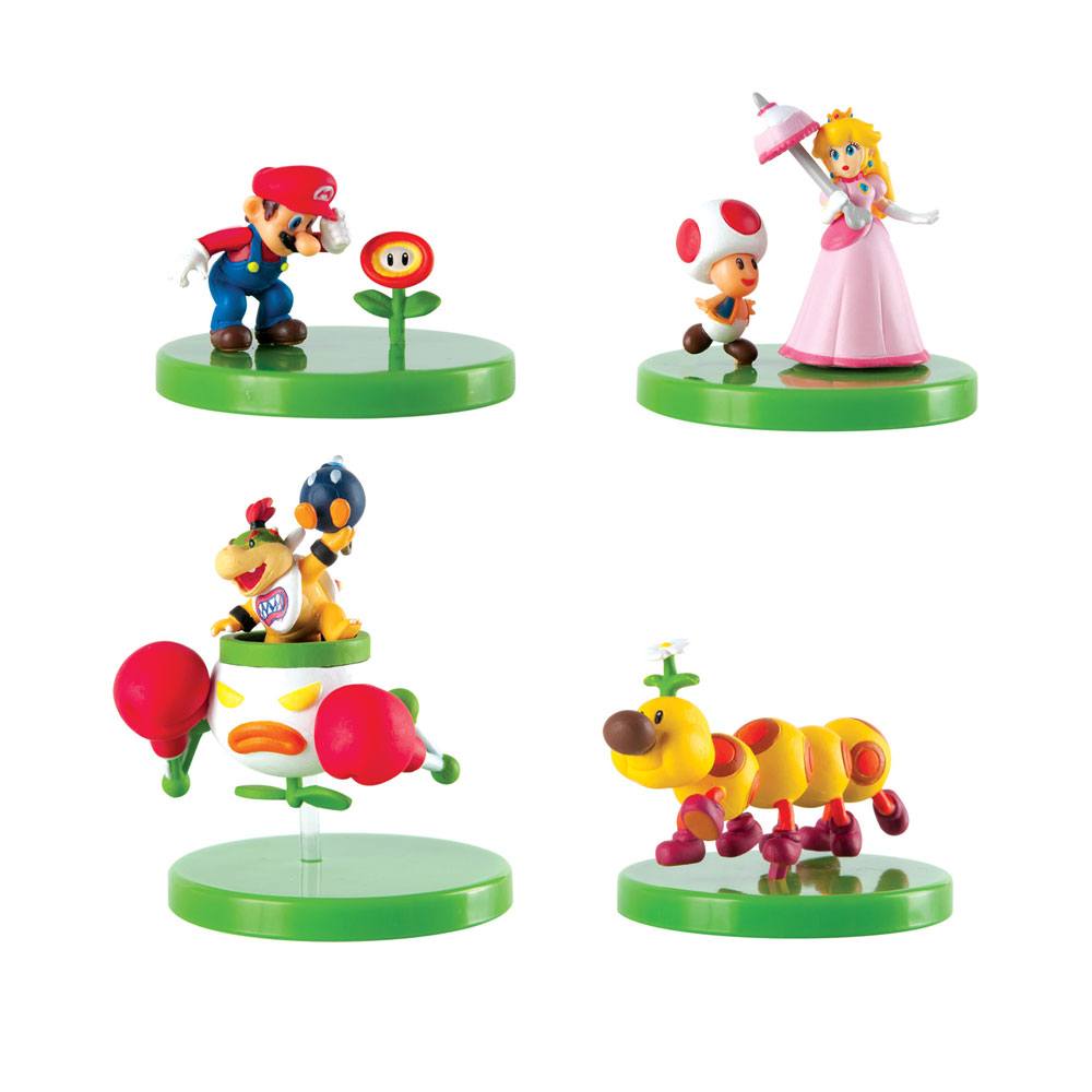 Super Mario Byggbara Figurer Mysteriepack 6 cm – Display (12) Tomy