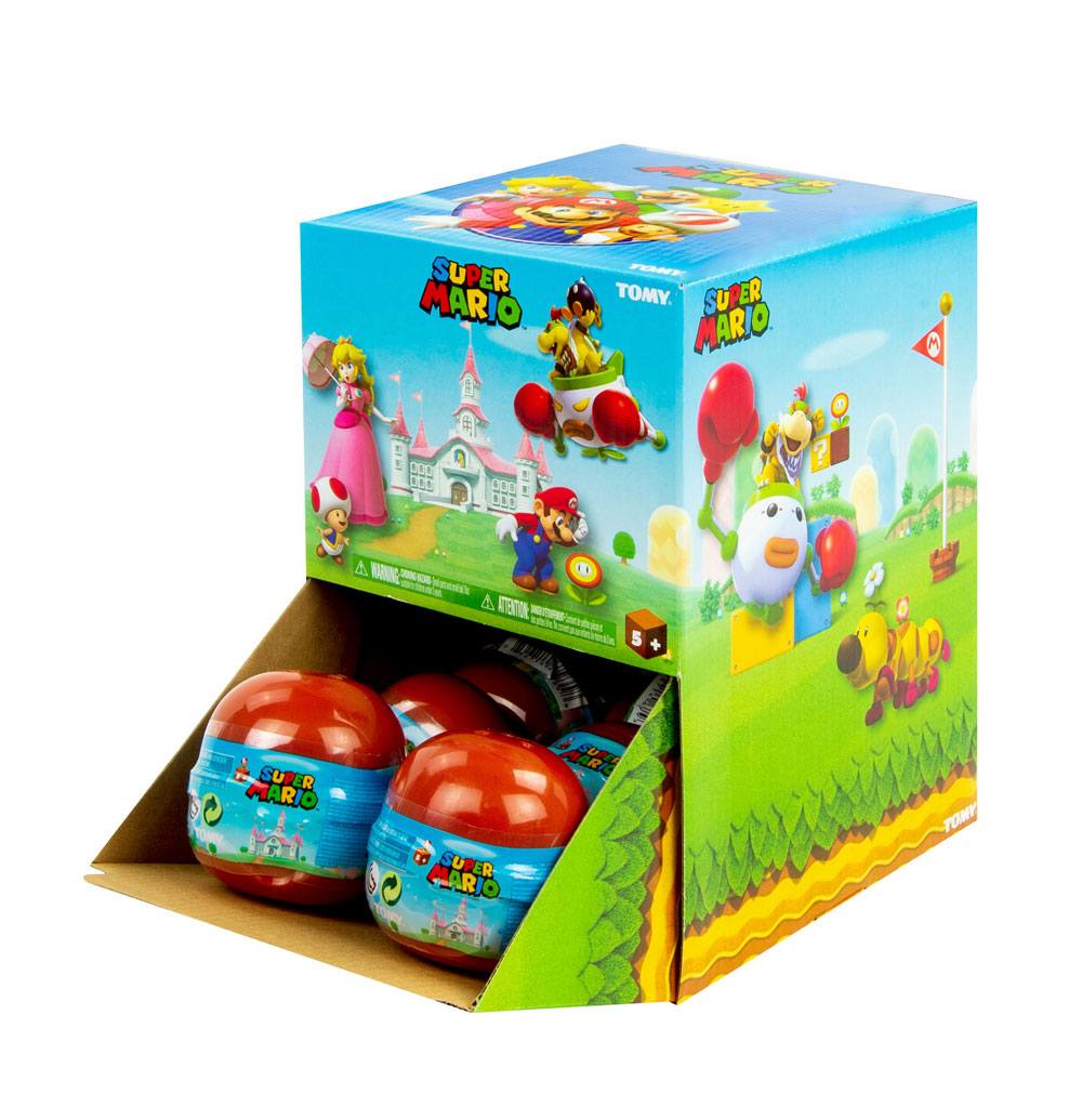 Super Mario Byggbara Figurer Mysteriepack 6 cm – Display (12) Tomy