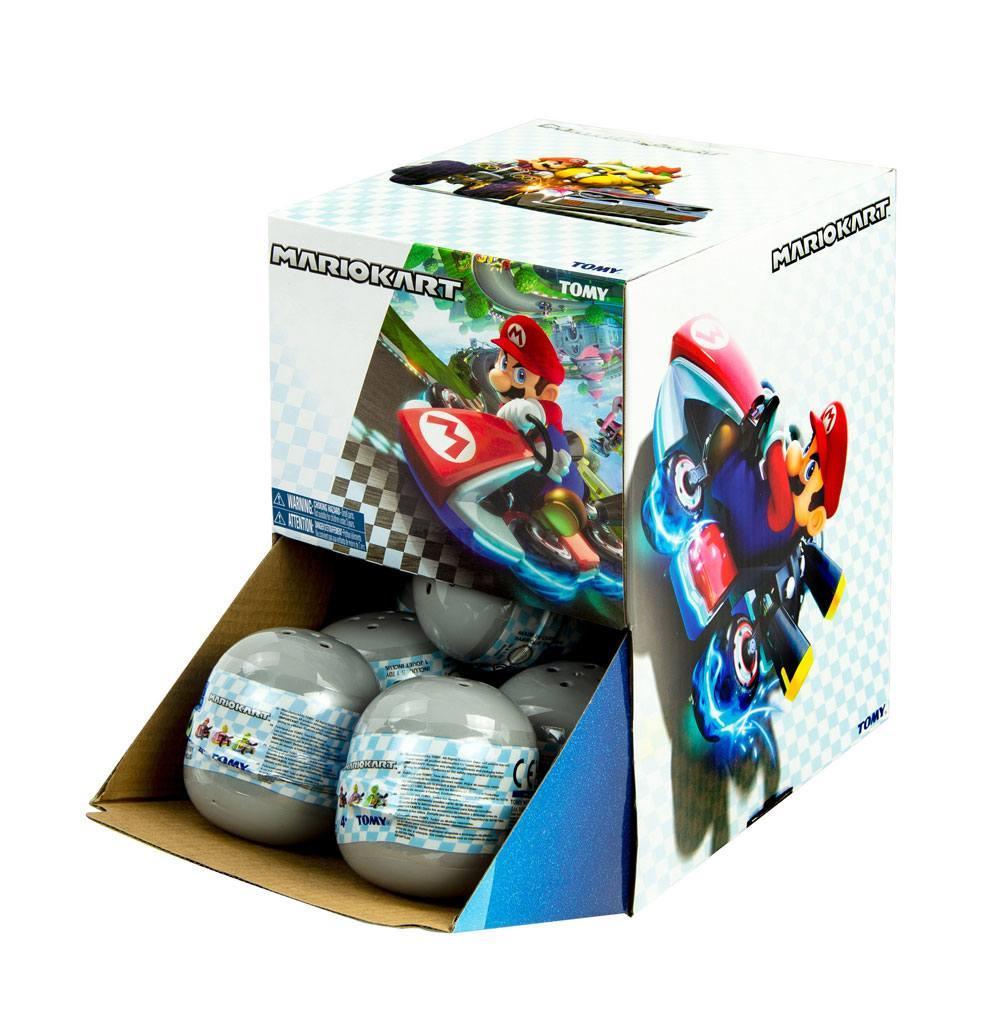 Mario Kart Pull Back Cars Mystery Pack Display (12) Tomy