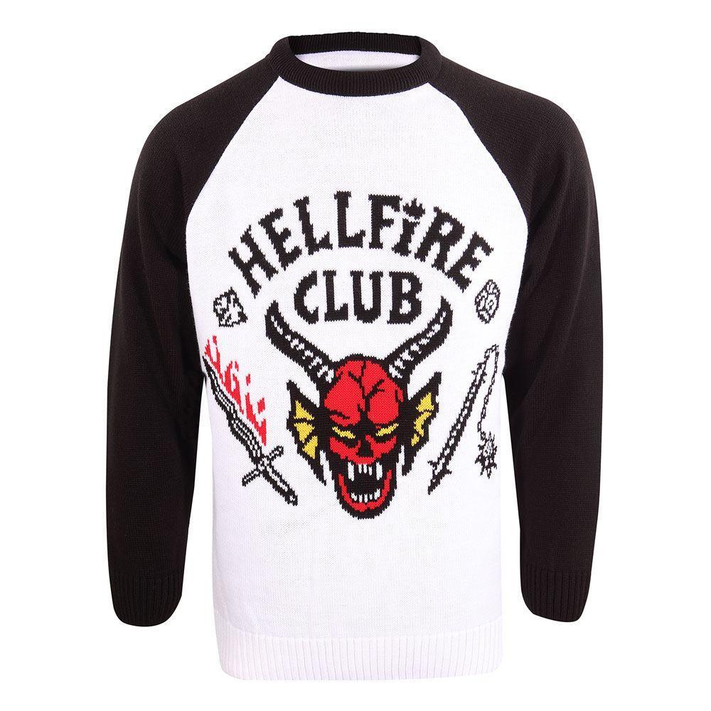 Stranger Things Hellfire Club Sweatshirt - Christmas Jumper M Heroes Inc