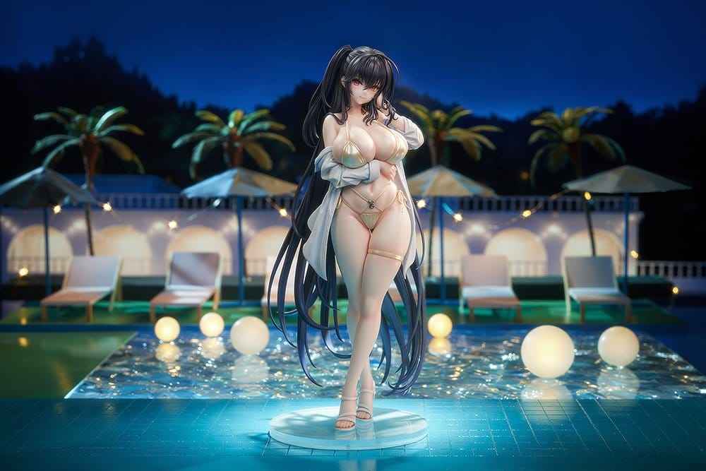 Azur Lane PVC-figur 1/6 Taihou Nightpool 29 cm i baddräkt