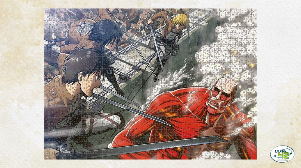 Attack on Titan Puzzle Fight (1000 bitar) Level 42