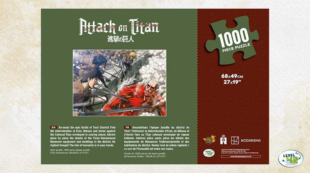 Attack on Titan Puzzle Fight (1000 bitar) Level 42