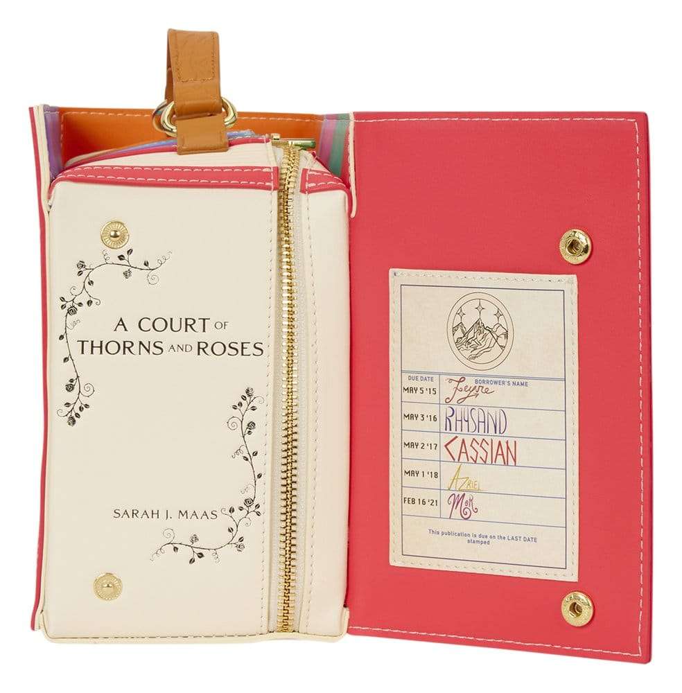 A Court of Thorns and Roses by Loungefly Crossbody Bag Book Series