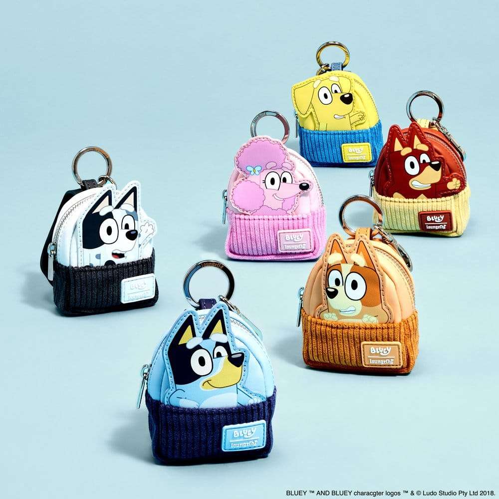Bluey by Loungefly Keychains Mini Backpack Blind Box Assortment (15)