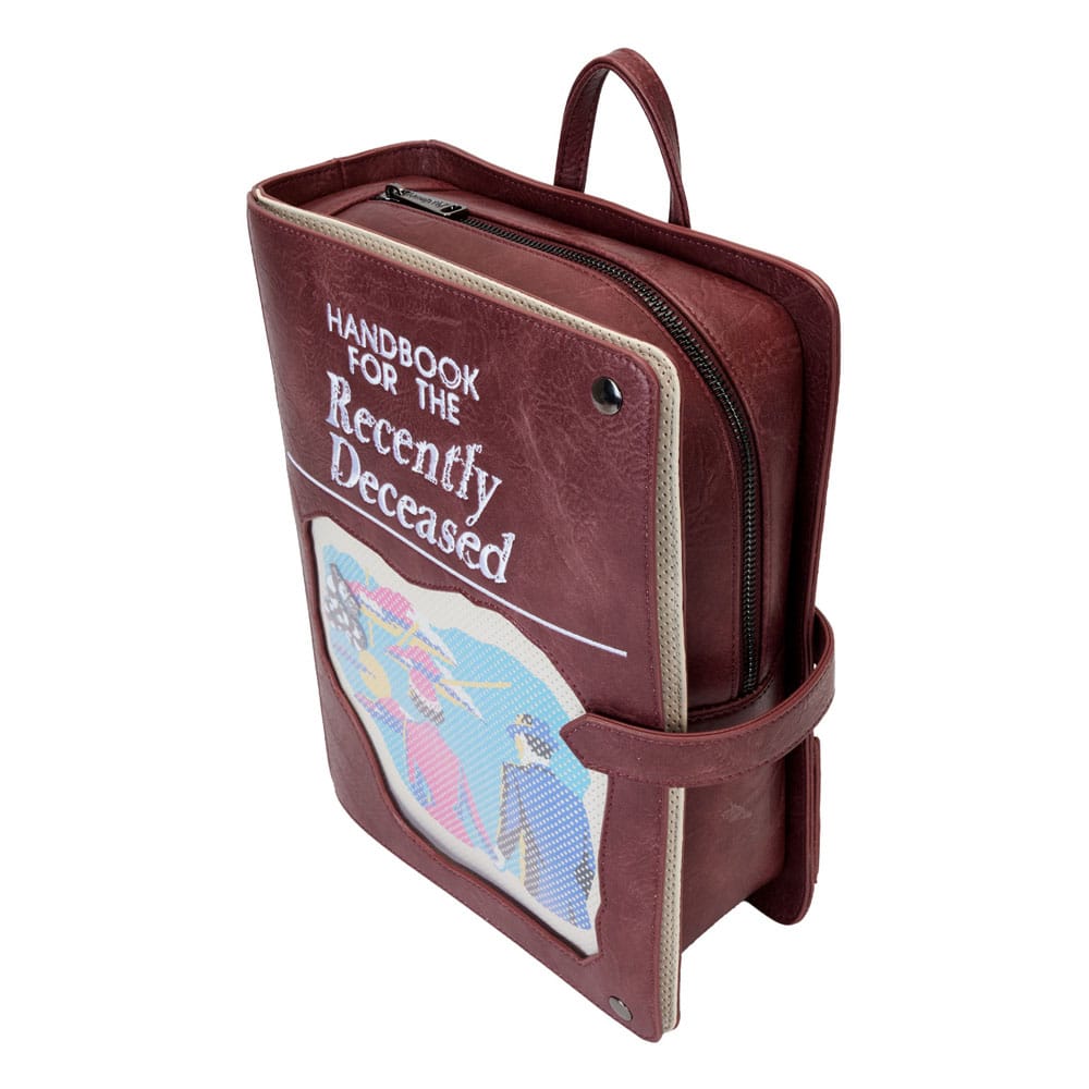 Beetlejuice av Loungefly Ryggsäck Mini Handbook for the recently Deceased Pin Trader Loungefly