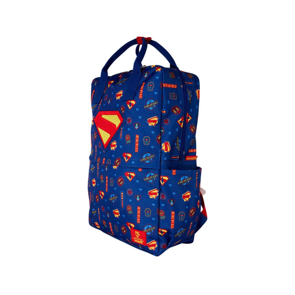 DC Comics by Loungefly Full-Size Nylon Ryggsäck Superman Loungefly