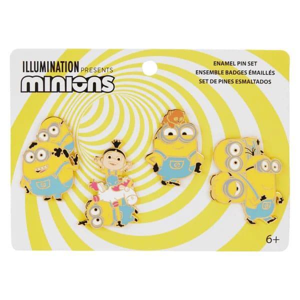 Despicable Me by Loungefly Enamel Pins 4-set Loungefly