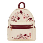 Loungefly Midi Ryggsäck Cream & Red Floral Loungefly