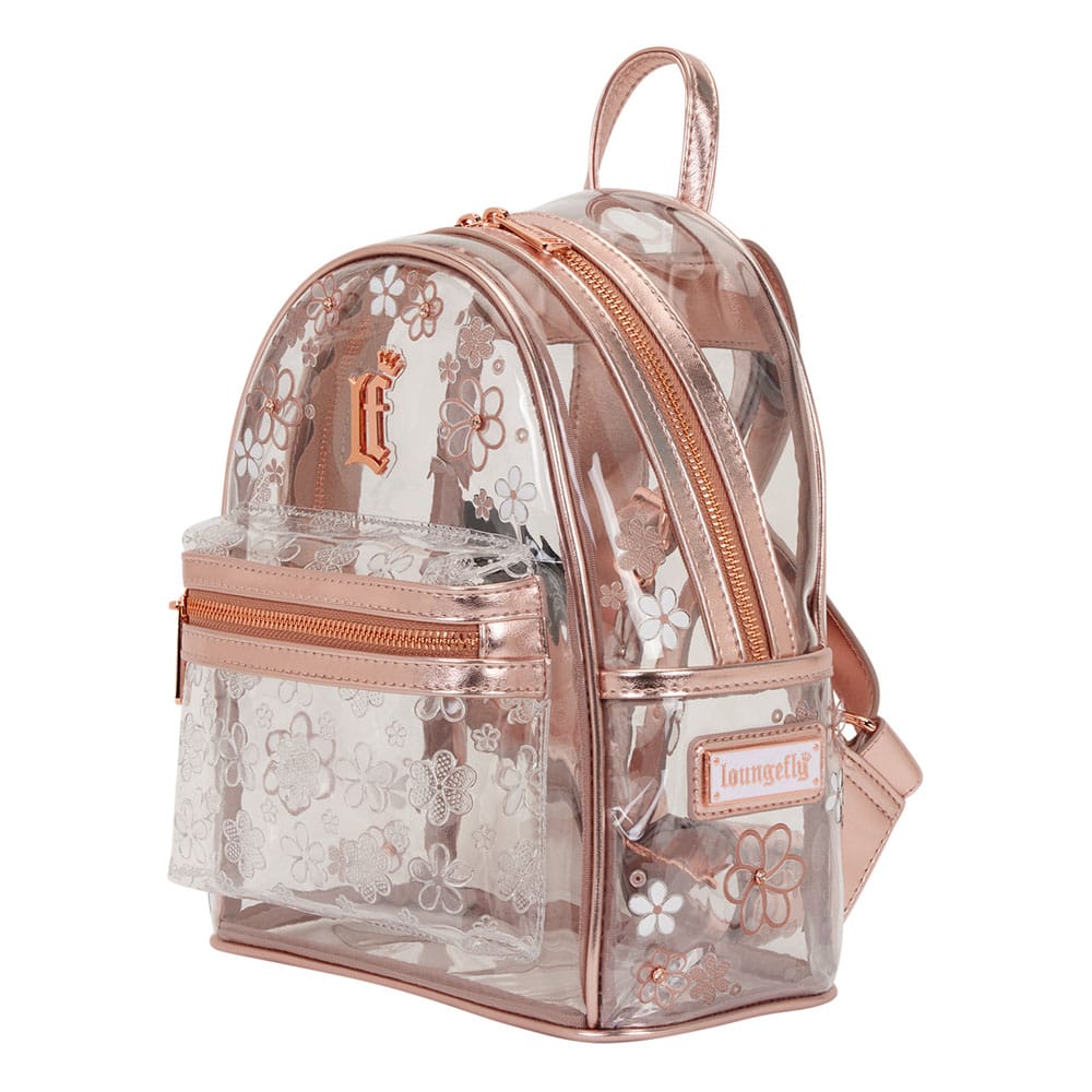 Loungefly Mini Ryggsäck Clear Floral - Trendig och Praktisk Loungefly
