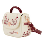 Loungefly Crossbody Bag med Glass och Röda Blommor Loungefly