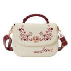 Loungefly Crossbody Bag med Glass och Röda Blommor Loungefly