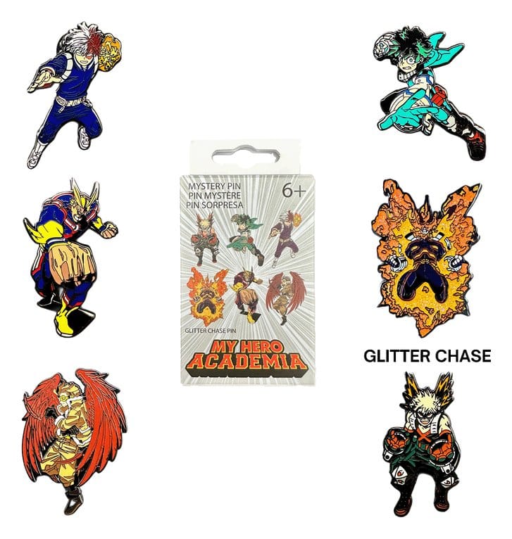 My Hero Academia av Loungefly Emaljmärken Blind Box Multi Char Assortment (12) Loungefly