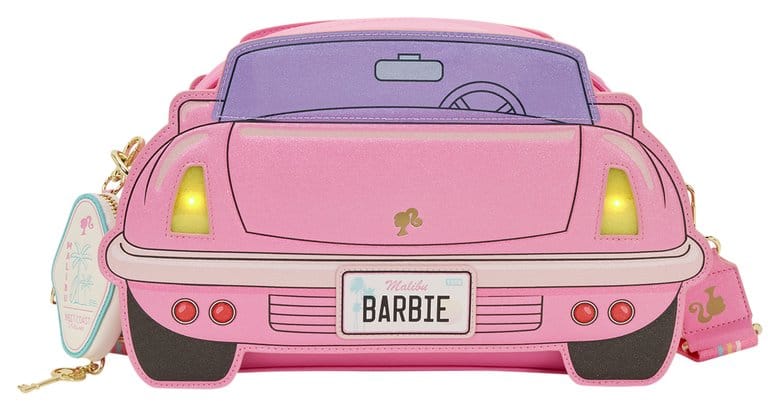 Mattel av Loungefly Crossbodyväska Barbie Bil med Lysande Ljus
