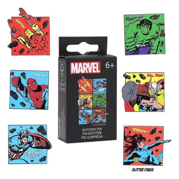 Marvel by Loungefly Emaljnålar Classic Avengers Blind Display (12)