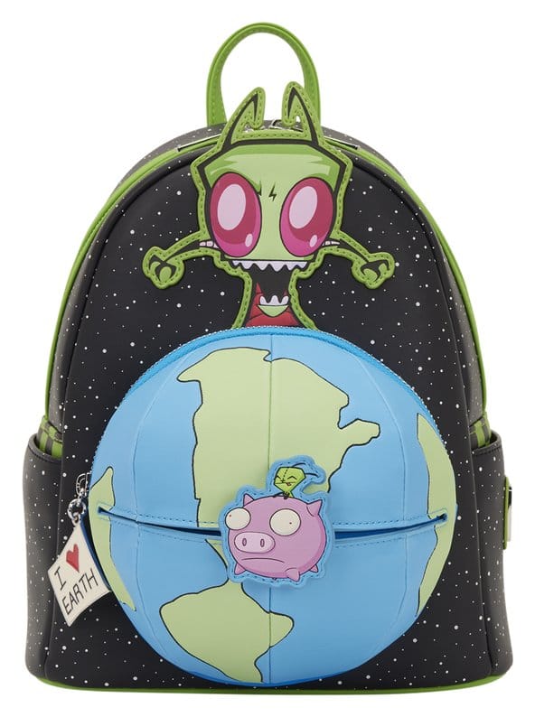Nickelodeon av Loungefly Mini Ryggsäck Invader Zim Glow