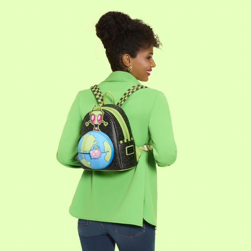 Nickelodeon av Loungefly Mini Ryggsäck Invader Zim Glow