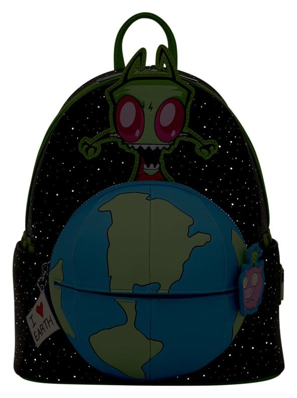 Nickelodeon av Loungefly Mini Ryggsäck Invader Zim Glow