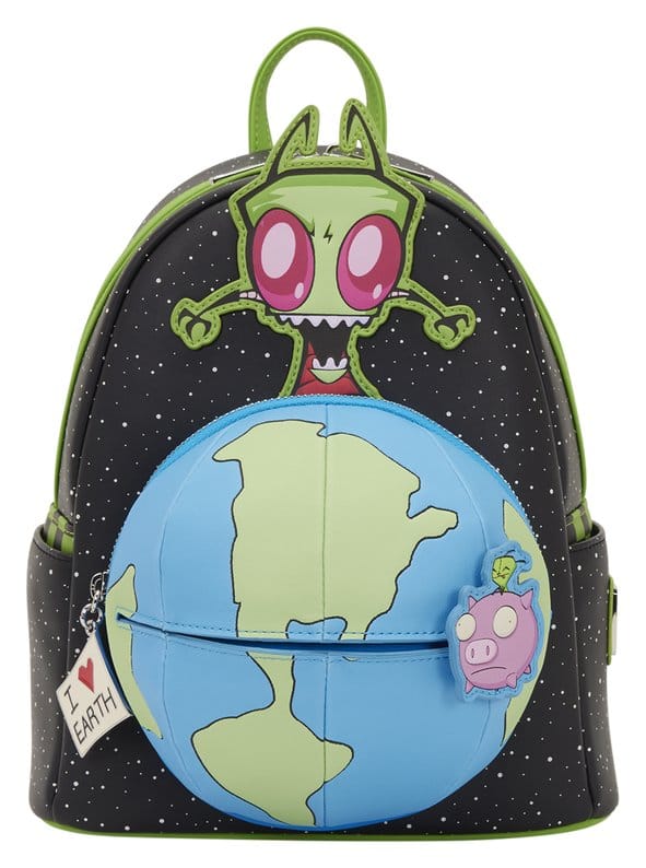 Nickelodeon av Loungefly Mini Ryggsäck Invader Zim Glow