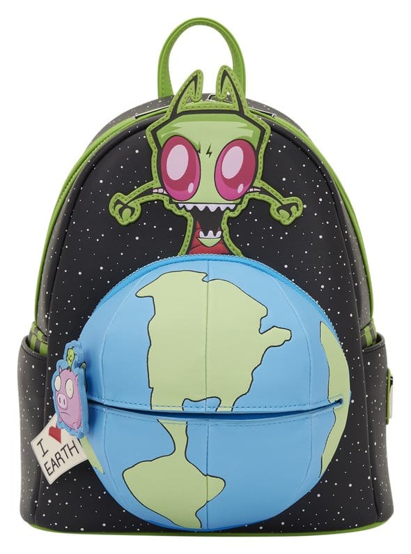 Nickelodeon av Loungefly Mini Ryggsäck Invader Zim Glow