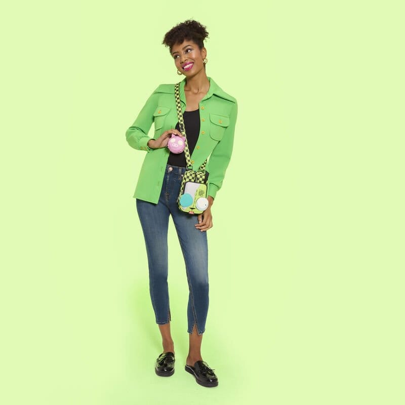 Nickelodeon från Loungefly Crossbody Väska Invader Zim Gir Mobiltelefon