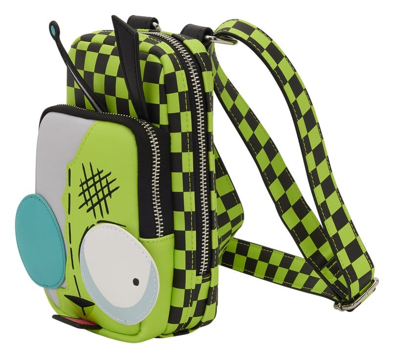 Nickelodeon från Loungefly Crossbody Väska Invader Zim Gir Mobiltelefon