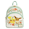 Pokemon by Loungefly Mini Ryggsäck Pikachu & Eevee Floral Loungefly