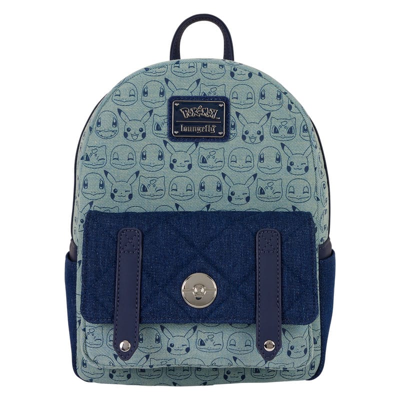 Pokemon by Loungefly Mini Ryggsäck Faux Denim Loungefly